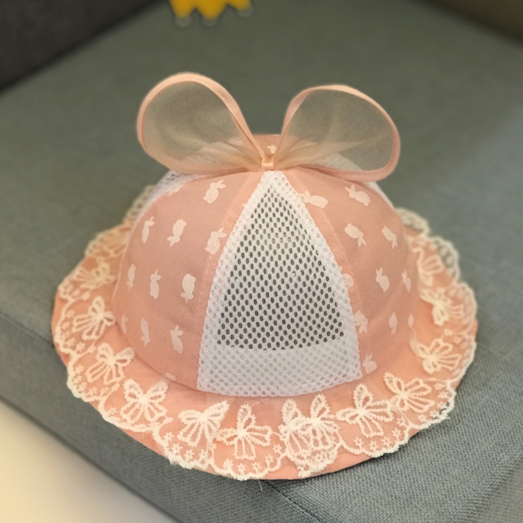 

Baby hat summer thin section sunscreen breathable sun hat shade female
