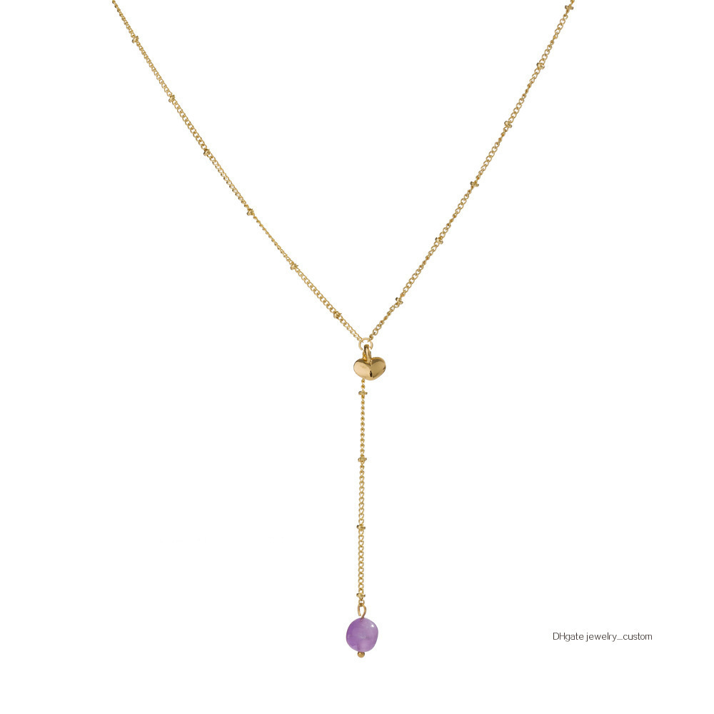 

Joker Multi-storey Metal Necklace Personality Letter Natural Shi Zhenzhu Map Pendeloque Cut Ma'am Clip Chain