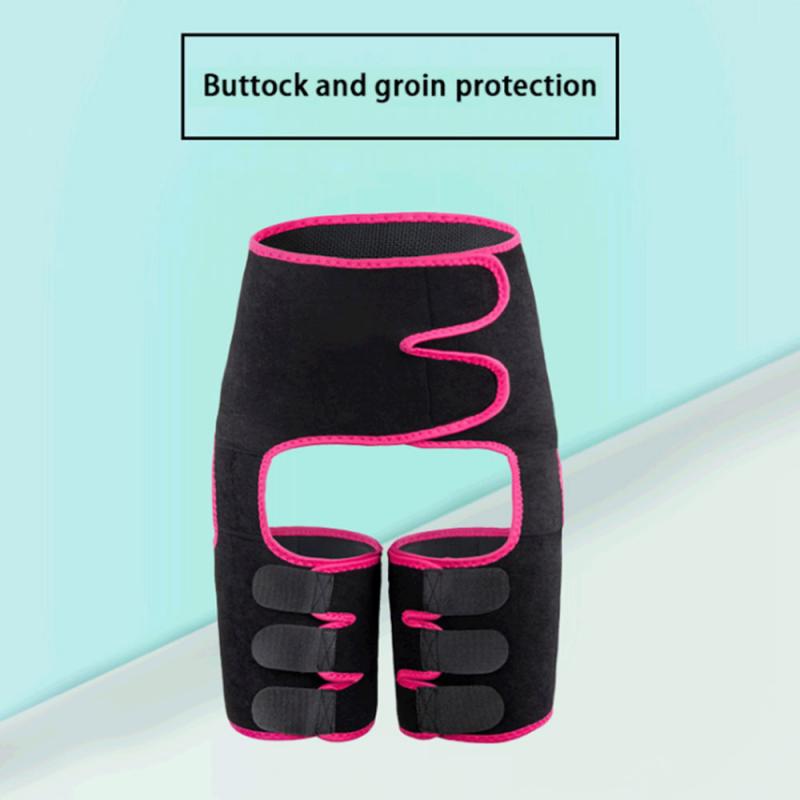 

2020 New Adjustable Fitness Siamese Girdling Leg Strap Hip Lifting Belt Sudden Sweat Slimming Shaping Workout Hip Lifting Belt, 01