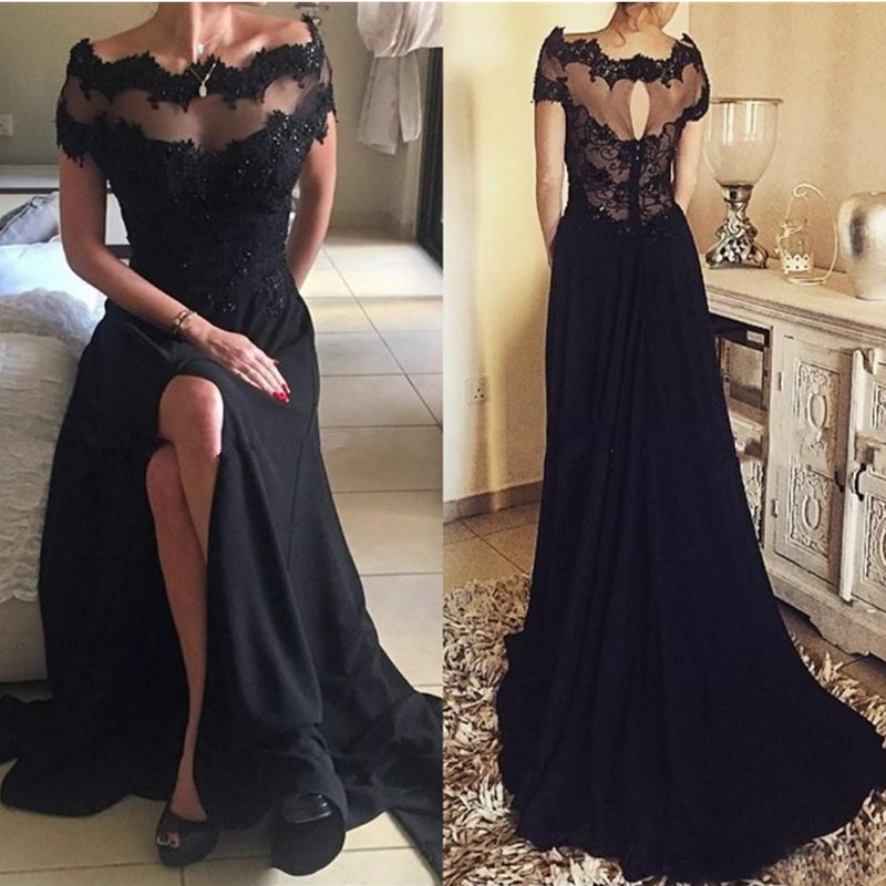 plus size gothic prom dresses