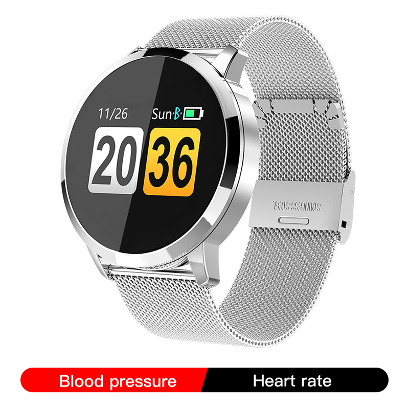 

Q8 Smart Watch OLED Color Screen Smart Watch Unisex Fashion Fitness Tracker Heart Rate monitor For IOS Android Smart Wristband