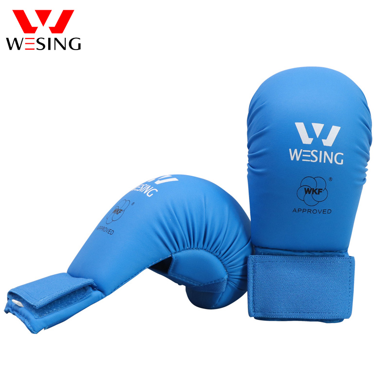 

wesing karate mitts wkf karate gloves for competetion without thumb