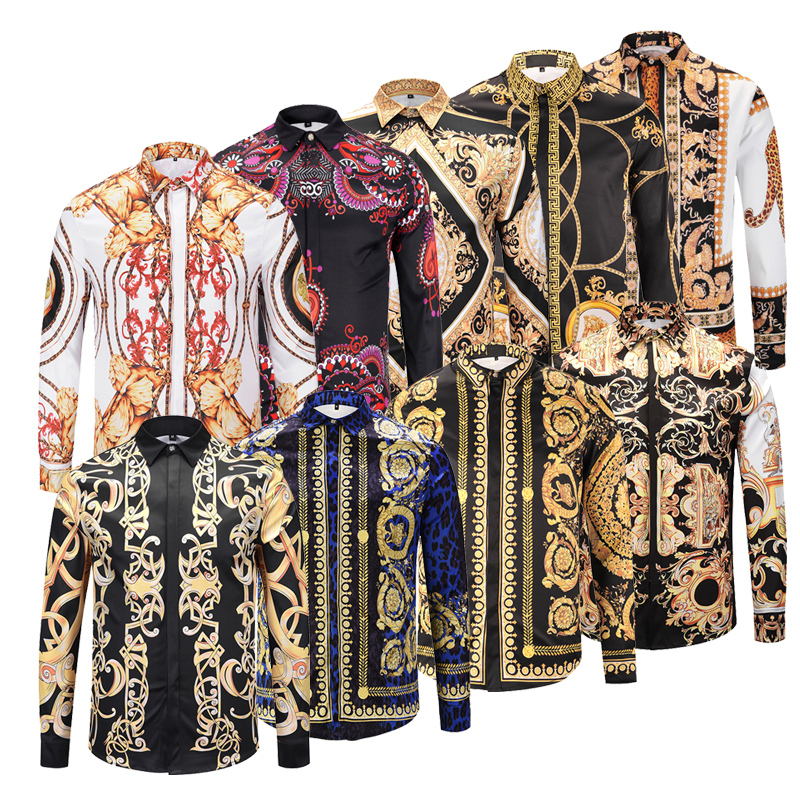 camisa cadenas hombre