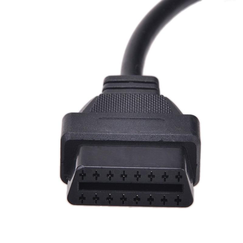 

1pcs/lot 30CM 16 Pin Car Diagnostic Interface Tool Adapter OBD 2 Female/Male Connector To Extension OBD 2 Opening Car Cable
