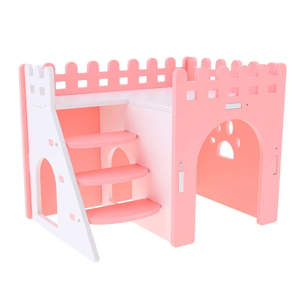 

hamster hideout hamster house cabin cages wooden villa hut play toys