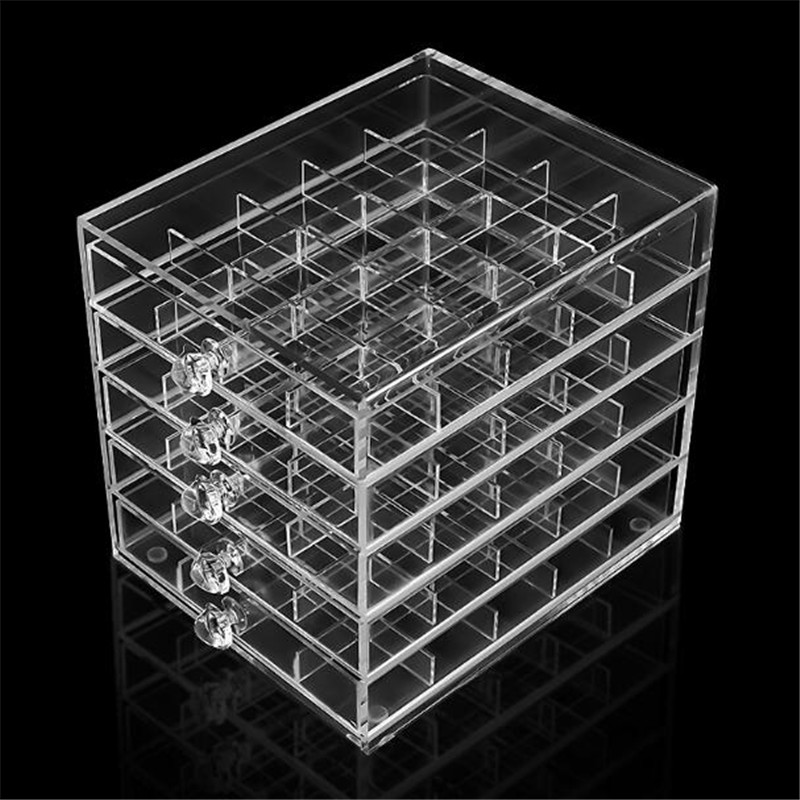 5 Layers Acrylic Makeup Organizer Storage Box Cosmetic Box Lipstick Jewelry Box Case Holder Display Stand Makeup Organizer D225-image-540900754