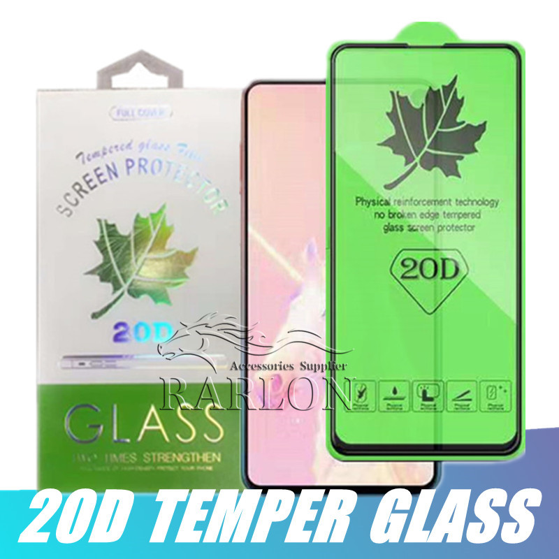

New 20D Full Covered Tempered Galss Screen Protector For Iphone 14 Pro Max 14Pro 13 13Pro 12 Mini 11 XR XS MAX X 7 8 Plus 6s 6 With Retail Package