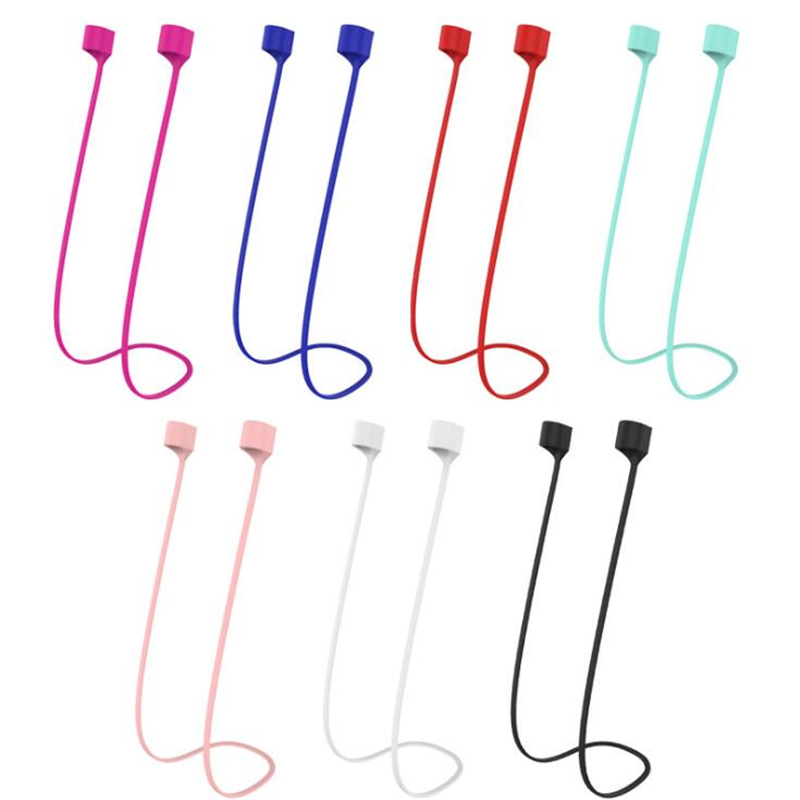 

Magnetic anti-lost rope for Apple airpods wireless headset magnetic Bluetooth silicone lanyard anti-lost line Earphone Strap