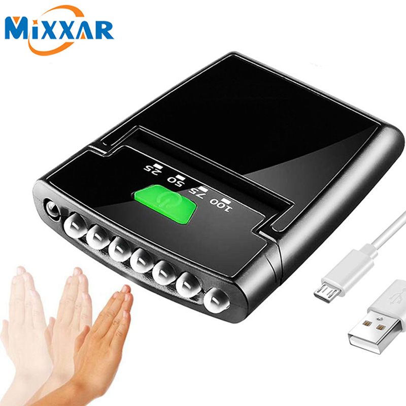 

ZK20 Rechargeable USB LED Headlamp Headlight Clip on Cap Hat Light Portable Hands-Free Induction Waterproof Head Lamp/Light