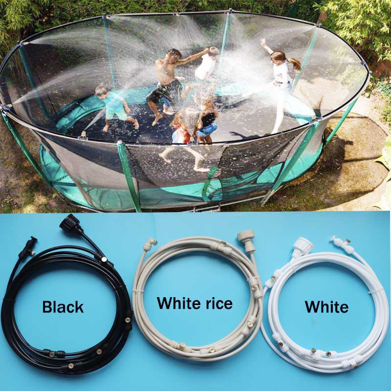 

E445 Water pressure 20FT-60FT Misting kits With mist Nozzle garden Yard Irrigation Misting Cooling System