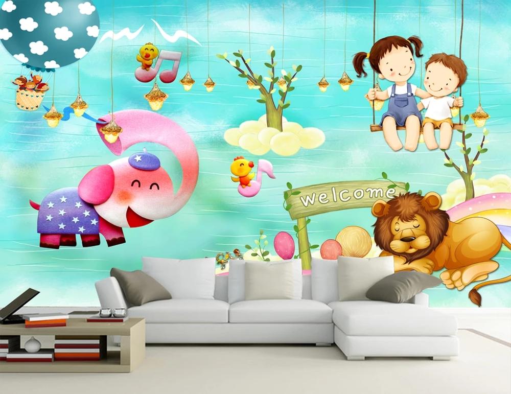 Stickers Muraux Roi Lion Bebe Simba Enfants Chambre Filles Garcons Creche Cartoon Home Decor Decorations Murales Bebe Puericulture Lawawarenesssociety In
