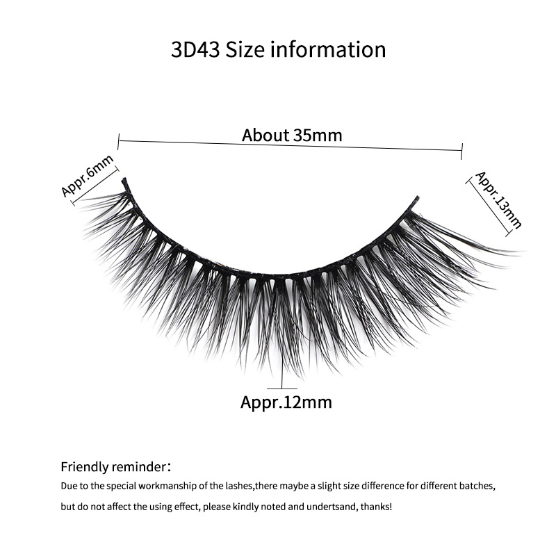 Lash Extension Size Chart