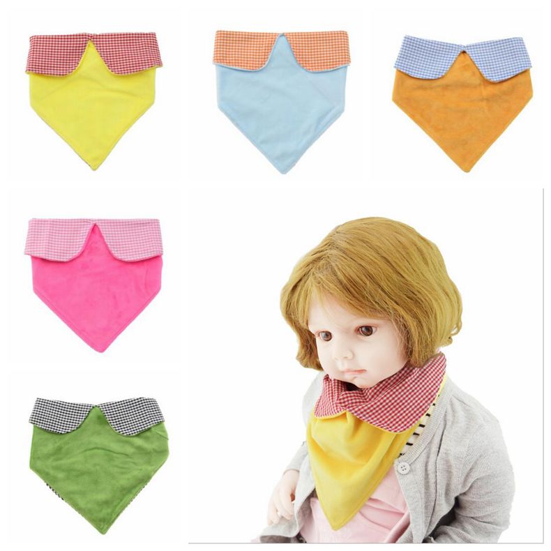 Bandanas Waterproof Dribble Towel Triangle Scarf Feeding Smock Baby Bibs