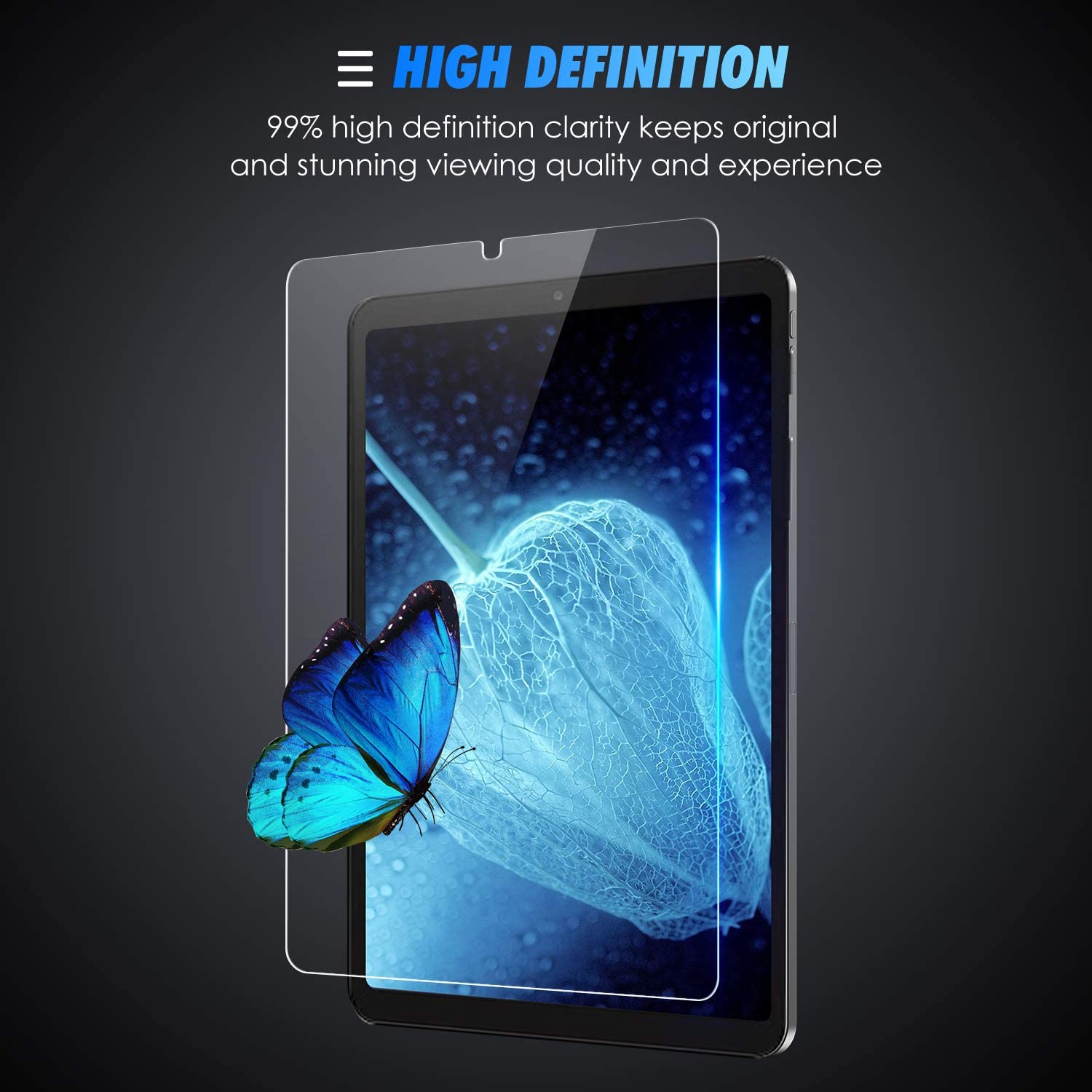 

Compatible For Samsung Tab A 8.4 (2020) T307 Screen Protector 9 Hardness HD Anti-Scratch Tempered Glass Bubble Free With Retail Package