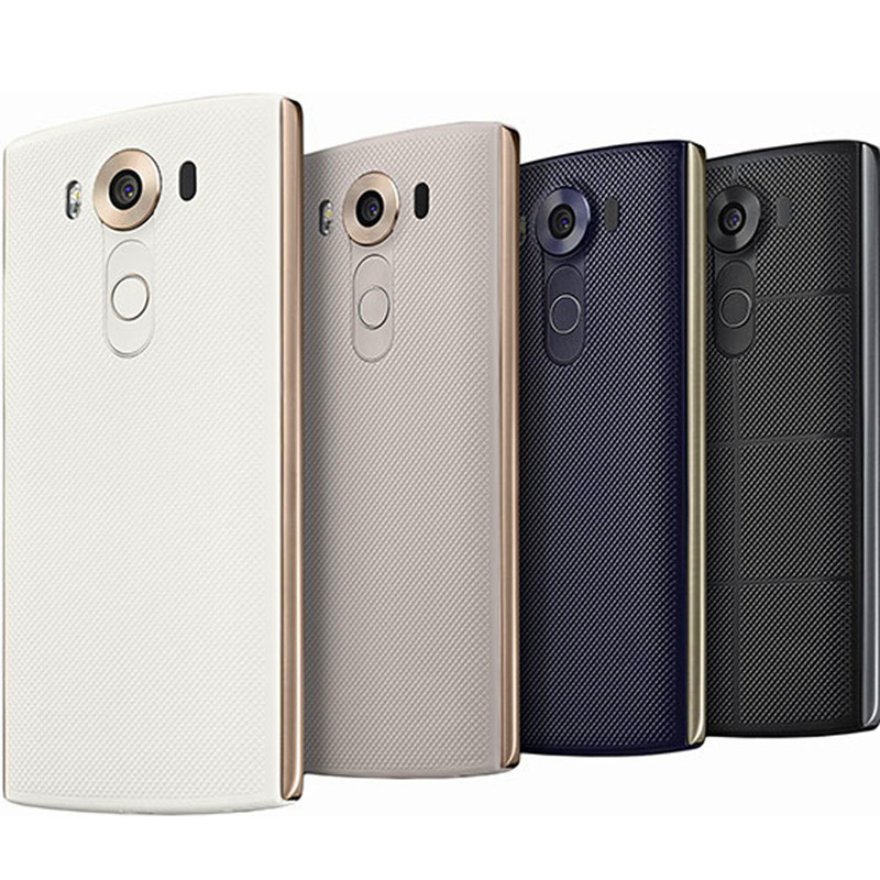 

Original Unlocked LG V10 H900 H901 4G LTE Android Phones Hexa Core 5.7'' 16.0MP 4GB RAM 64GB ROM WIFI GPS CellPhone, Black