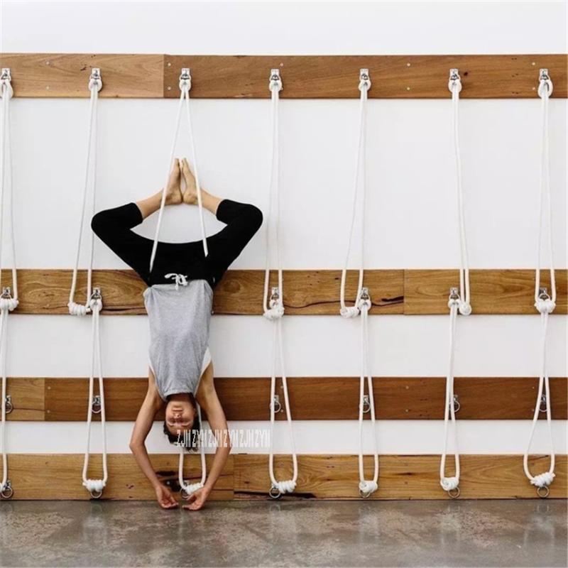 

Yoga Anti-Gravity Wall Rope Sling Home Yoga Professional Auxiliary Lanyard Hanging Belt Handstand Rope Indoor Fitness Equipment, Brown