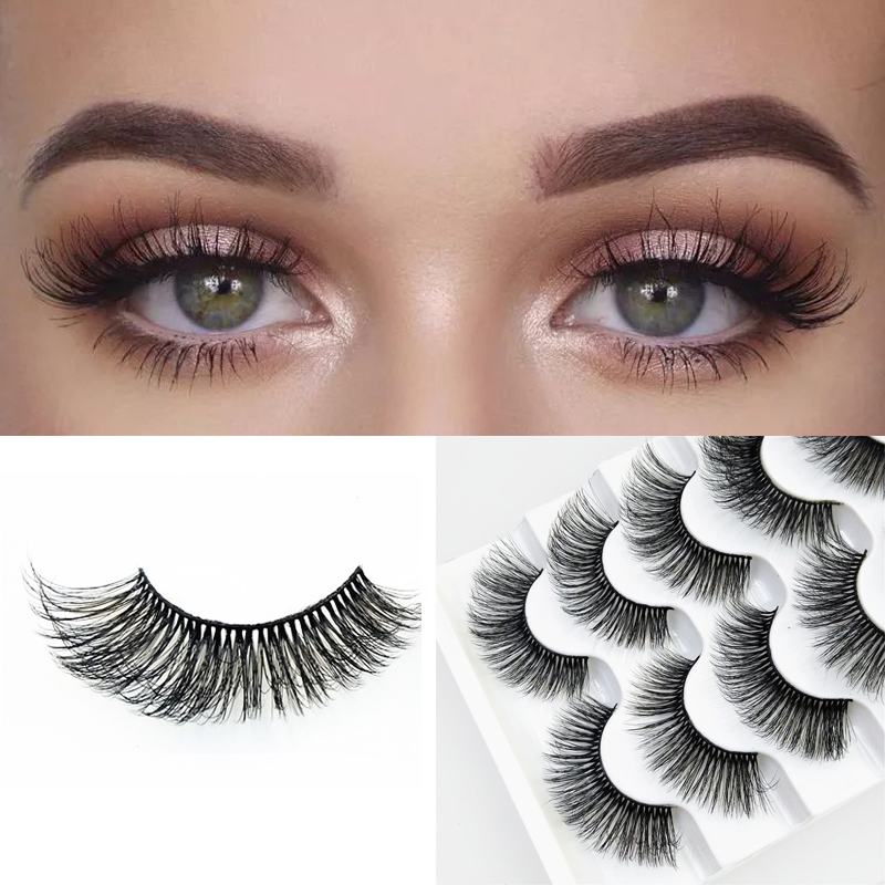 

6D Natural Cross Curling Multilayer Stereoscopic False Mink Eyelashes Handmade Eye Lashes Make Up Eyelash Extension False Lashes