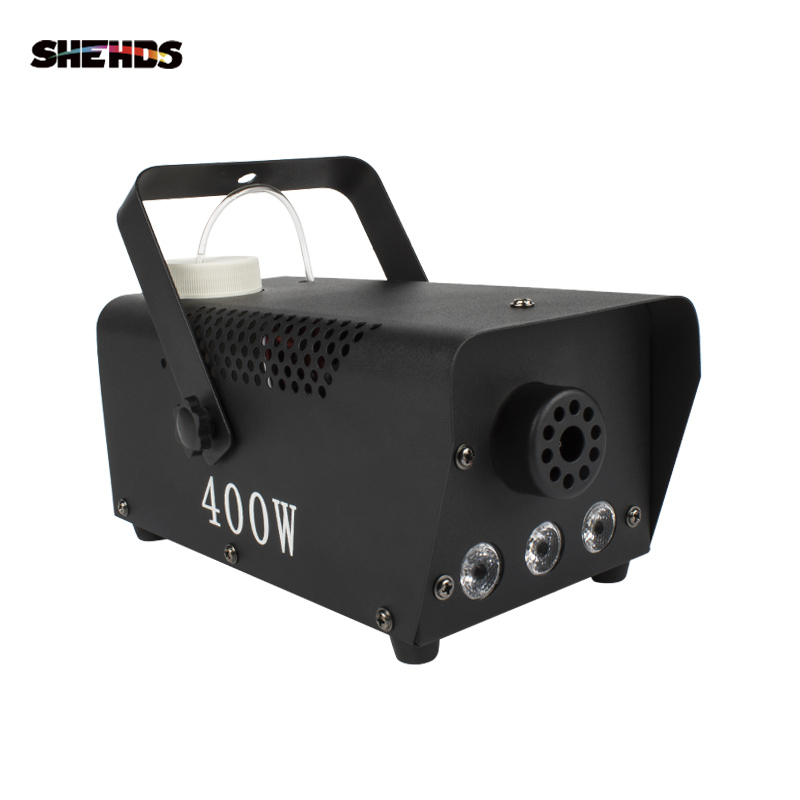 

SHEHDS Stage Lighting Real RGB Smoking Machines 400W LED 3in1 Fog Machine With Remote Control And DMX For DJ Bar