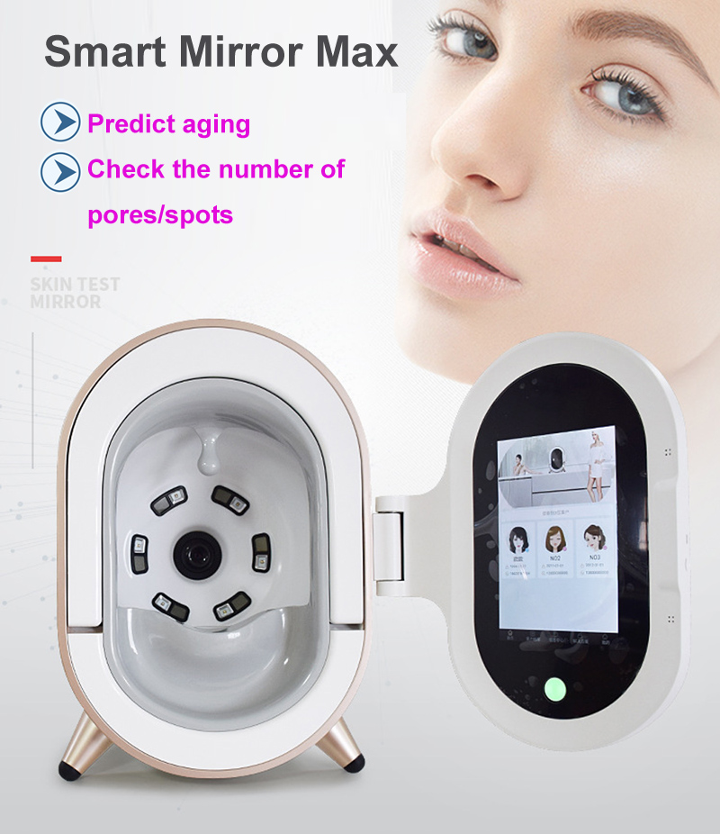 

High Technology 5th Generation Professional Facial Skin Analyzer Magic Mirror Magnifier Derma Scan Efficacious Skin Scanner for Spa Salon