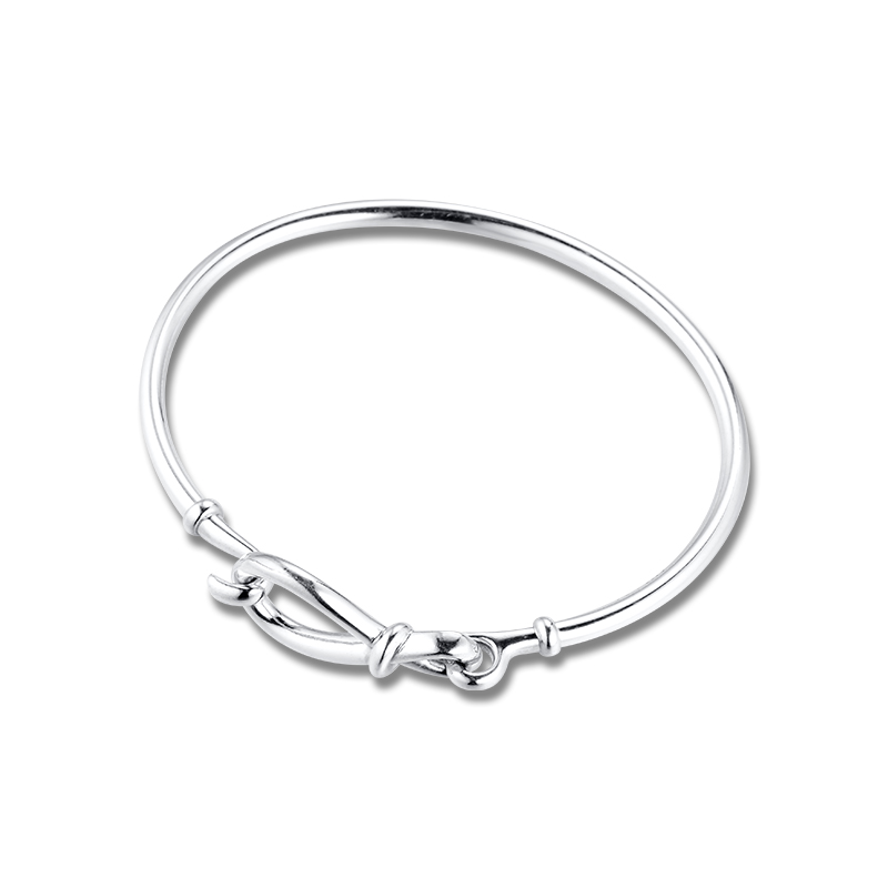 

Other Bracelets Infinity Knot Bangles 100% 925 Sterling-Silver-Jewelry