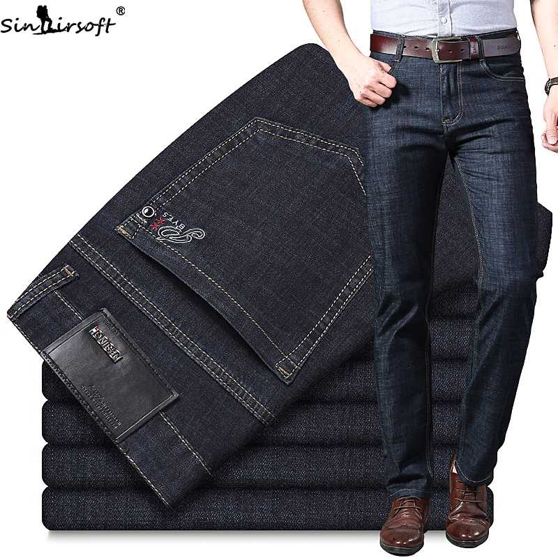 

Summer Thin Skinny Jeans Men's New Hot Selling Elastic Straight Men's Jeans Fashion Business Casual Wide Size Loose Men, 633