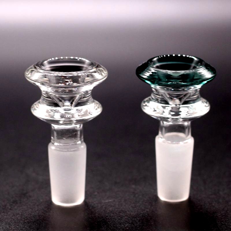 

Mobius glass bowl slide flower For Bong with meshes glass screen18.8mm 14.4mm joint bowls for glass water pipes and bongs smoking