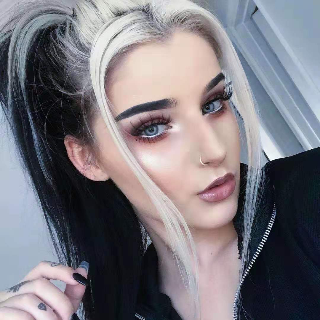 

gray hair extension silver grey Silky Straight Ponytail With Bang Wrap drawstring human hair ponytails clip in real hair 140g 100g 120g