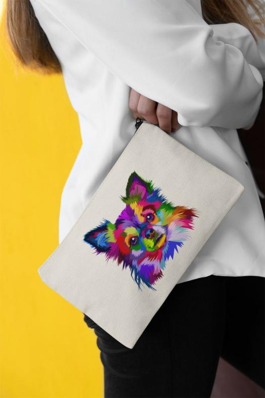 

Angemiel Clutch Colorful Sweet Fino Portfolio Hand Makeup Bag