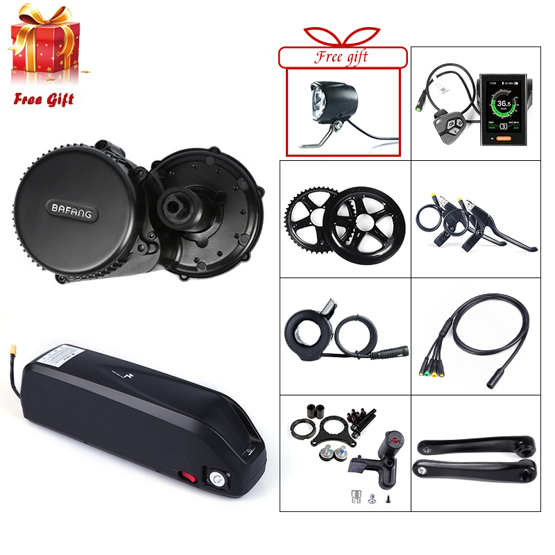 

8FUN Bafang BBS02 BBS02B 48V 750W Mid Drive Motor Electric Bicycle Conversion Kit with 48V 17.5Ah Bike Battery Samsung Cell