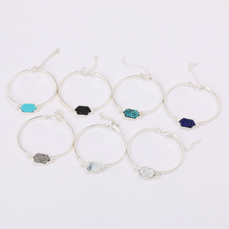 

Drusy Bracelets Scott Silver Plated Women LadyBangle Bracelets Kendra Styles