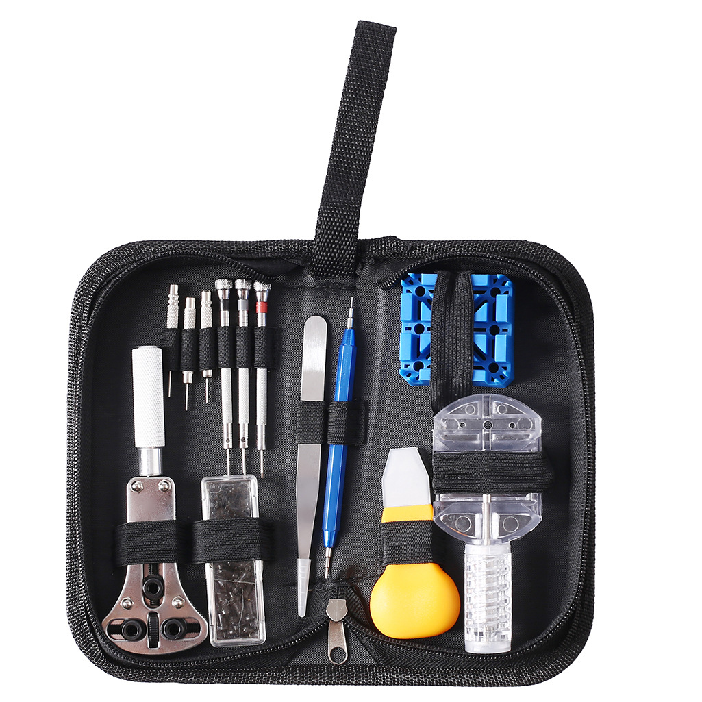 table de réparation décapant de ruban adhésif transparent 13 pièces de kit d'outils batterie kit outil de réparation montre remplacement réparati