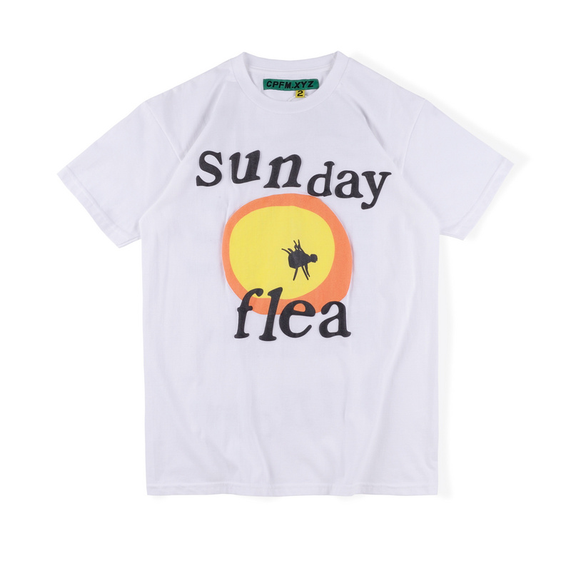 

20ss Ins Hot American Unisex CPFM.XYZ Sunday Flea Grand Opening Tee Skateboard Mens designer t shirt Women Street Luxury Casual Tshirt, White