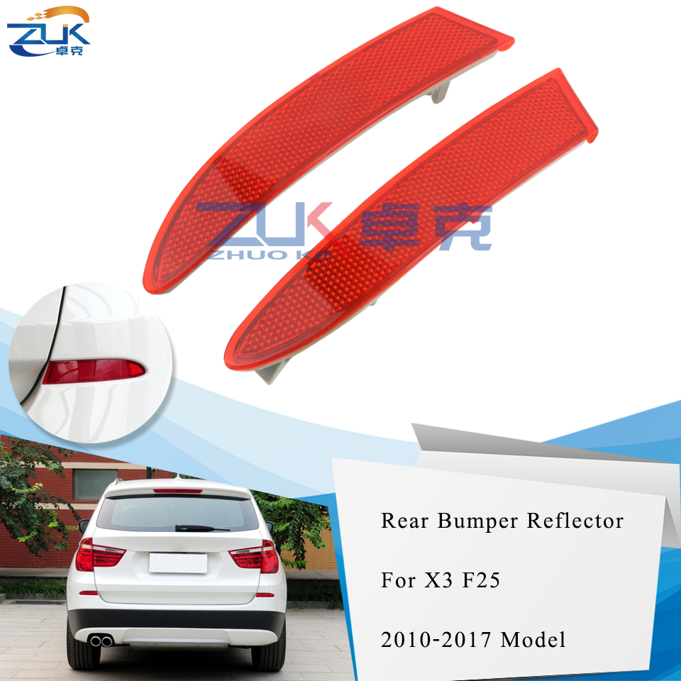 

ZUK Rear Bumper Reflector Fog Light Fog Lamp For BMW X3 F25 18D 18I 20DX 20I 28I 35IX 2010 2011 2012 2013 2014 2015 2016 2017