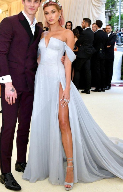 baby blue evening dress