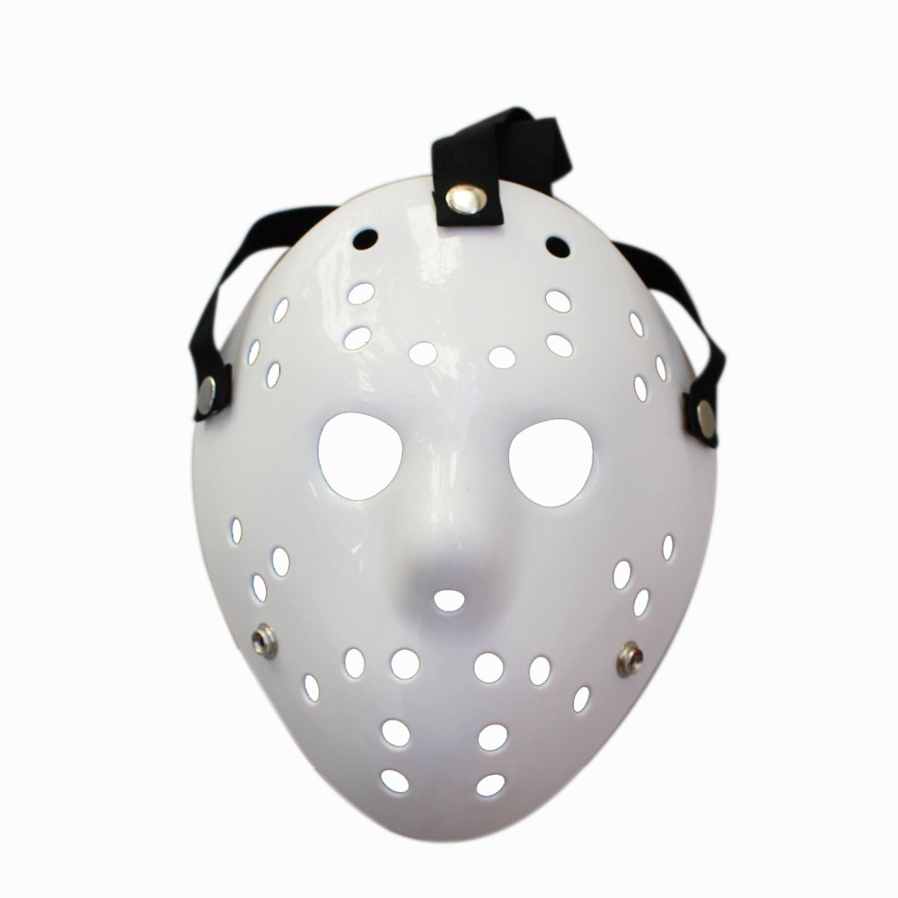 

Black Friday Jason Voorhees Freddy hockey Festival Party Full Face Mask Pure White PVC For Halloween Masks