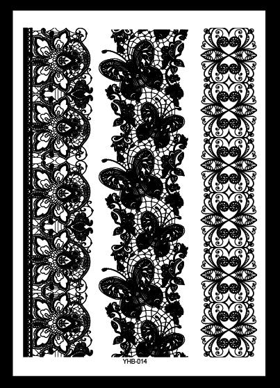 Lace Butterfly Tattoo Online Grosshandel Vertriebspartner Lace