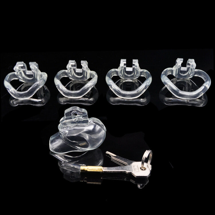 

HT V3 Male Chastity Device with 4 Rings New Small Cage A345