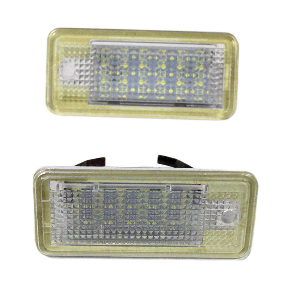 

2x Error free 18SMD LED License Plate Light Car Bulbs Number Plate Lamp for Audi A3 S3 8P A4 B6 B7 A8/S8 8E 8H RS4 Q7