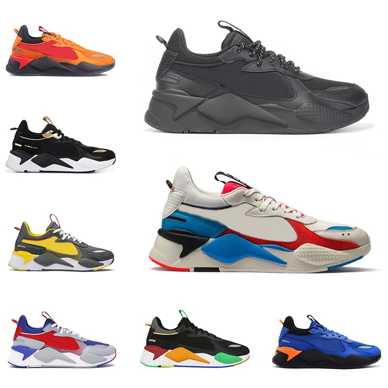 

RS-X Reinvention Running Shoes Triple Black White Bumblebee Purple Mens Womens Sneakers Trainers Sports Runners Size 36-45, #9 36-45