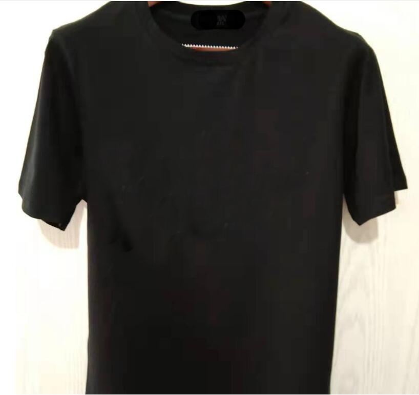 

Sequin Metal Printing mens t shirts men's lovers' couple short sleeve cool women man t-shirt tops clothes plus size, Black with gold printing