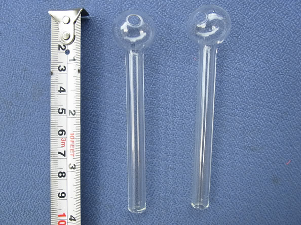 

Pyrex Glass Oil Burner Pipe Clear Color quality transparent Great Tube tubes Nail tips G38