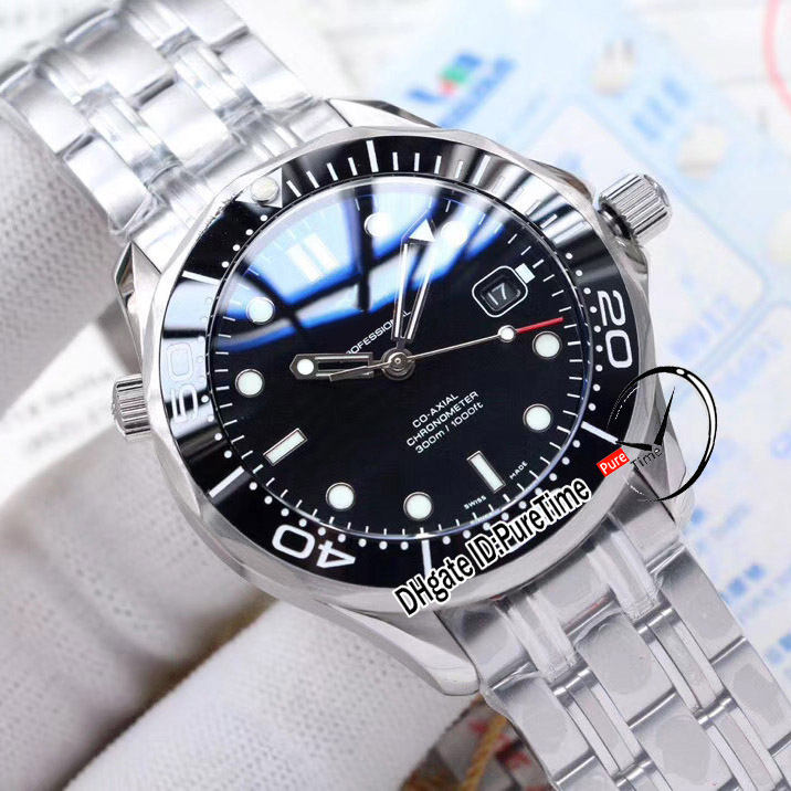 

New Diver 300M Miyota 8215 Automatic Mens Watch Black Ceramics Bezel Black Dial Stainless Steel Bracelet 212.30.41.20.01.003 Puretime E264a1, Customized waterproof service