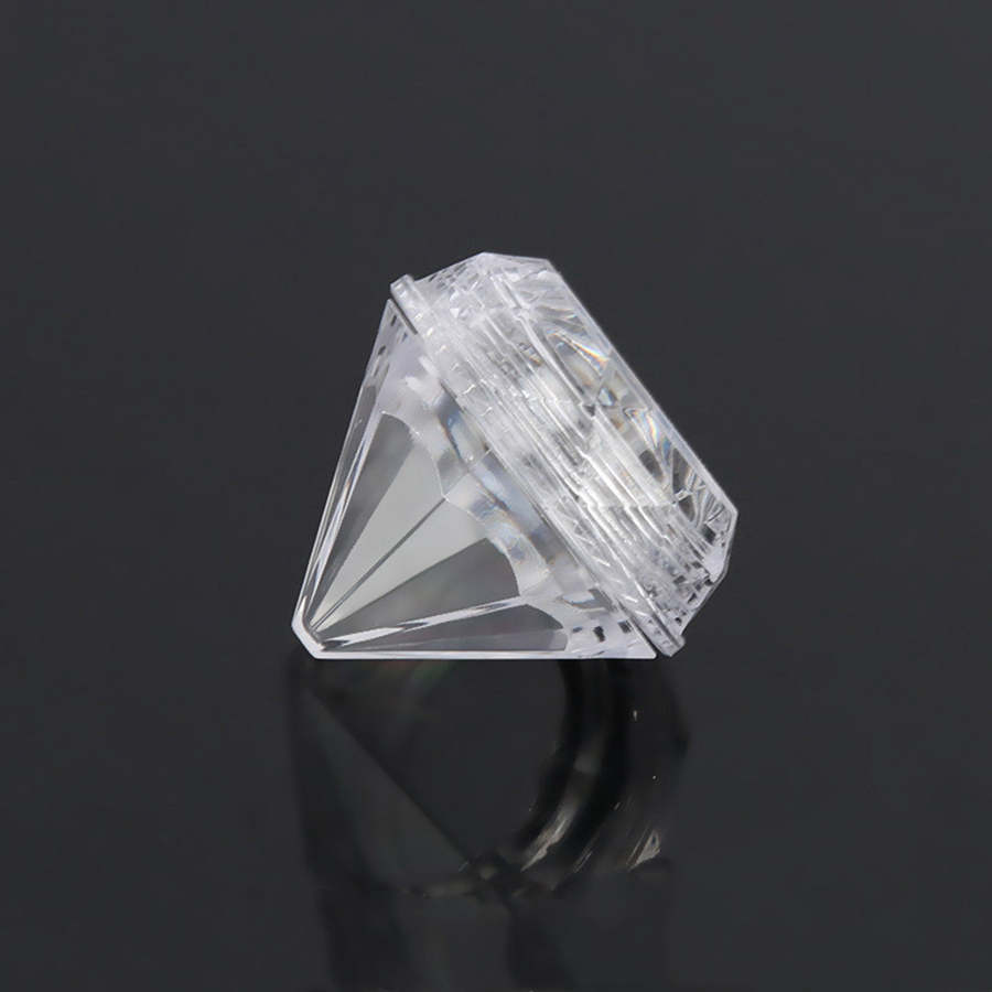 

5G Diamond Shape Cream Box Acrylic Bottle Diamond Cream Nail Glitter Pots Makeup Packing Cream Jars RRA2505