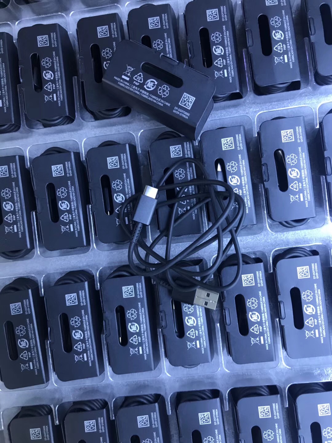 

USB Type-C Cable 1.2M for Samsung Galaxy s10plus S10 for Type C Device Fast Charge Charging Sync Data Cord, Black