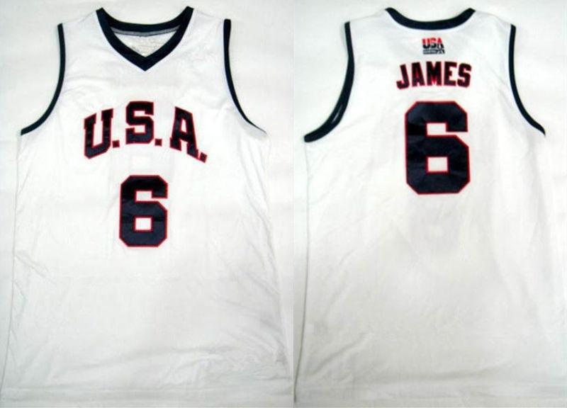 lebron james team usa jersey