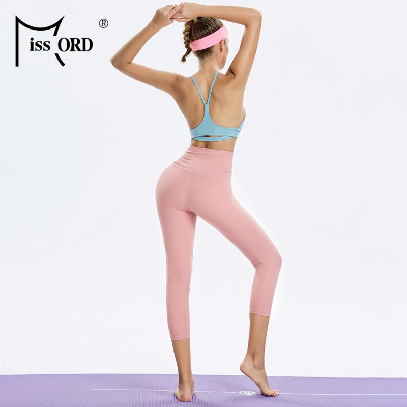 

Missord 2020 High Waist Seamless Women Leggings Exercise Running Jogging Pants Leggins Sportswear MY060, Black