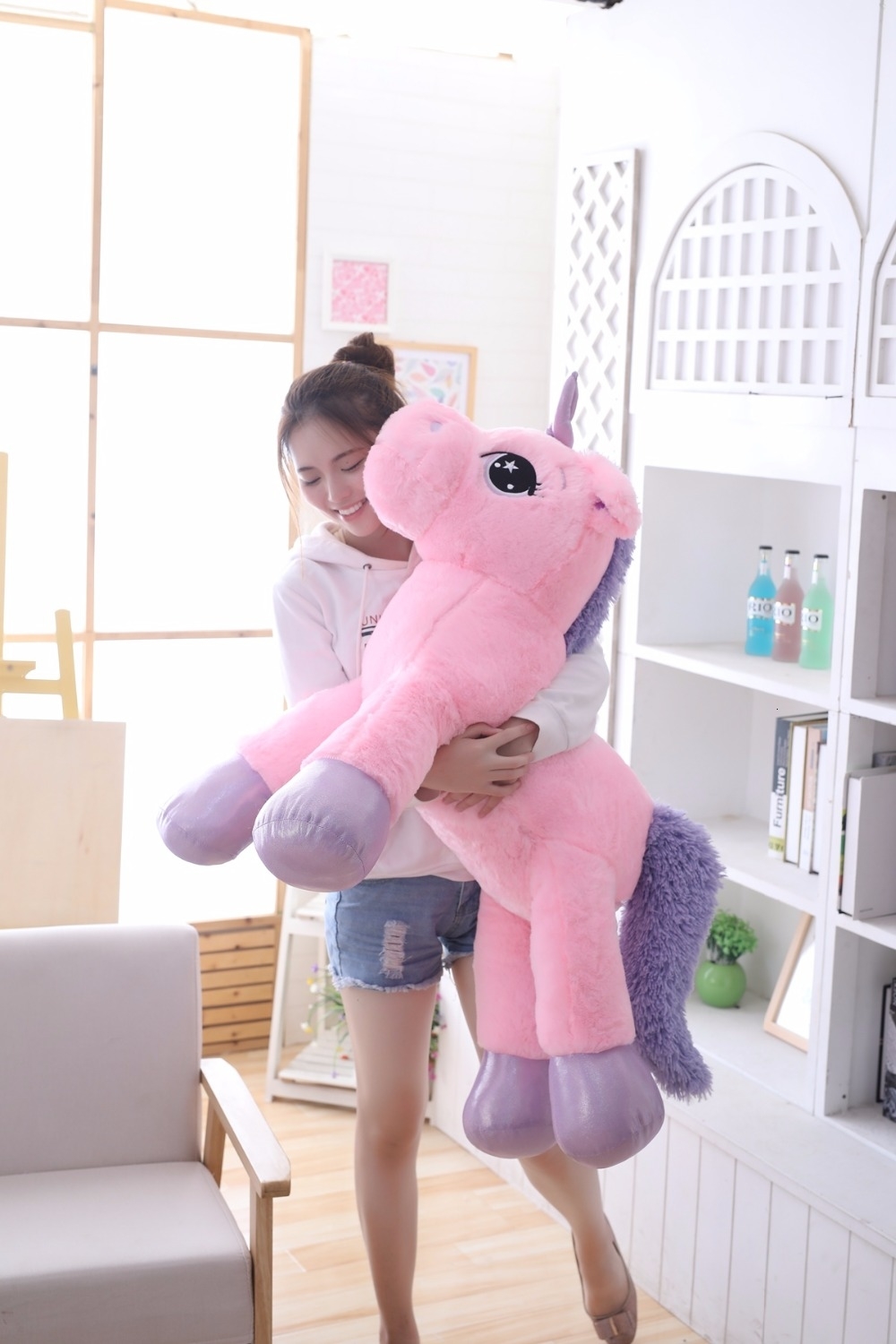 life size unicorn teddy bear