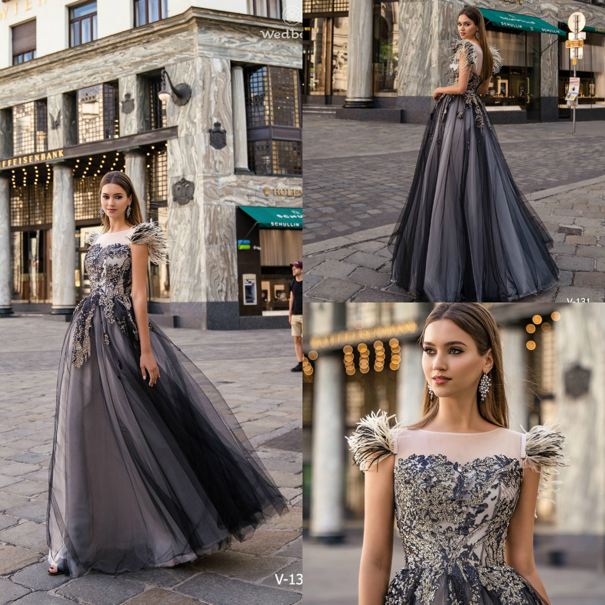 

2020 Elegant Evening Dresses Jewel Neck Lace Sequins Beads Feather A Line Prom Dress Floor Length Custom Made Formal Party Gowns, Daffodil