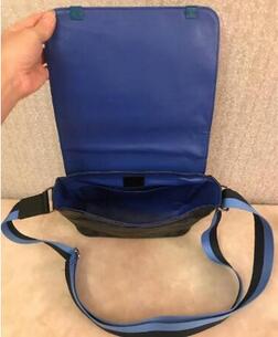 

DISTRICT PM High-end new arrival famous Brand Classic designer fashion Men messenger bags cross body bag School Bags shoulder bag 8573, Blue