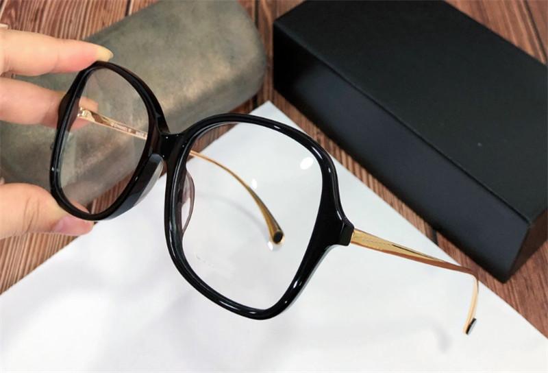 

Fashion designer optical glasses 3369 square simple frame HD outdoor protective glasses elegant style clear lens with case